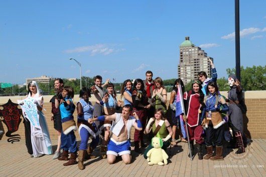 Korra cosplay group