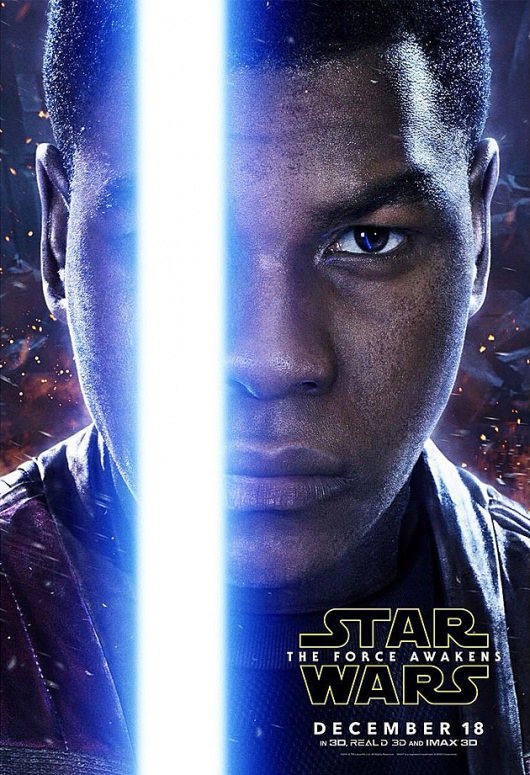 Star Wars: The Force Awakens Finn character poster