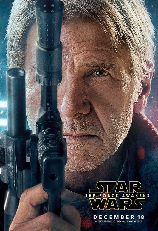 Star Wars: The Force Awakens Han Solo character poster