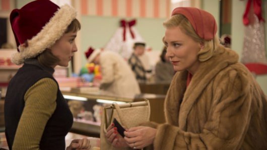Carol starring Rooney Mara and Cate Blanchett