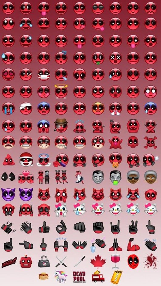 Deadpool Emojis