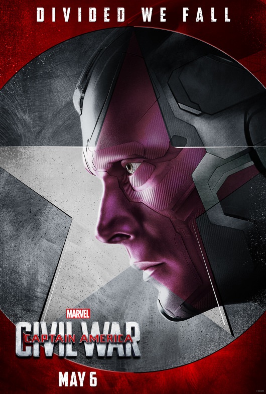 captain america civil war vision poster