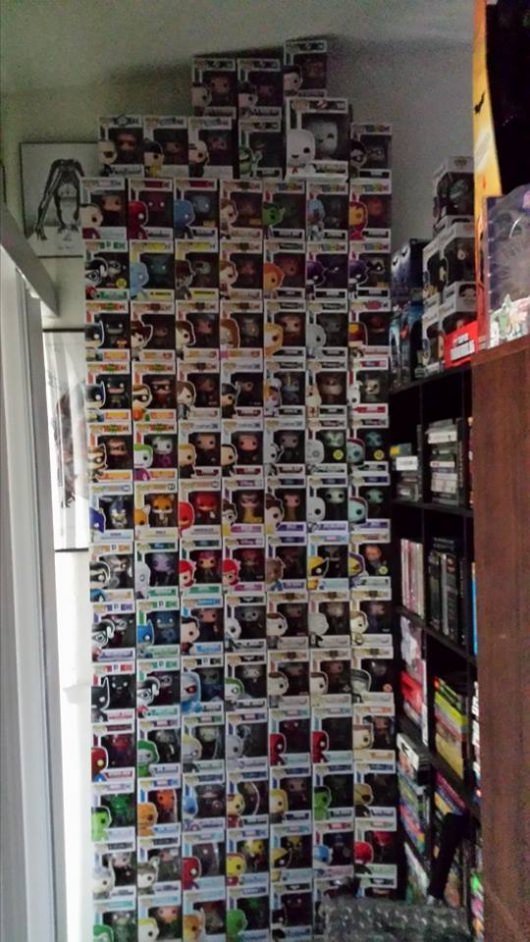A personal collection of Pop! figures