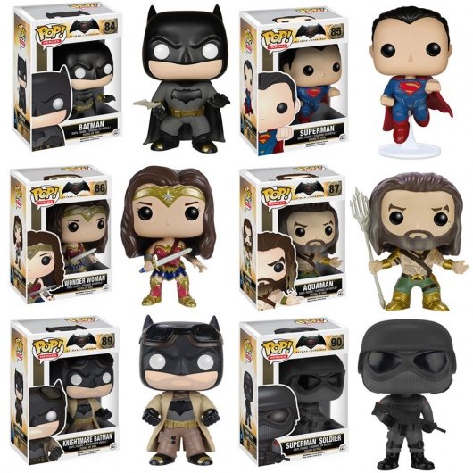 Batman v. Superman Pop! figures