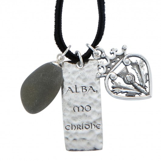 Scotland, My Heart Necklace Front