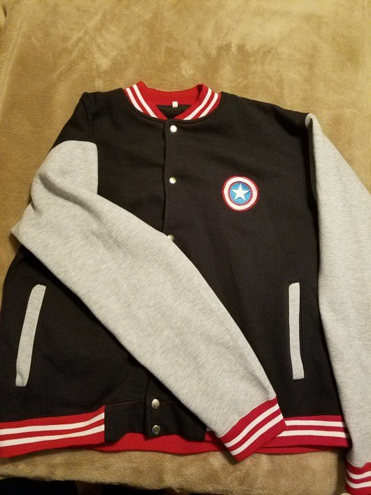 Captain America Varsity Jacket from CelebsClothing.com