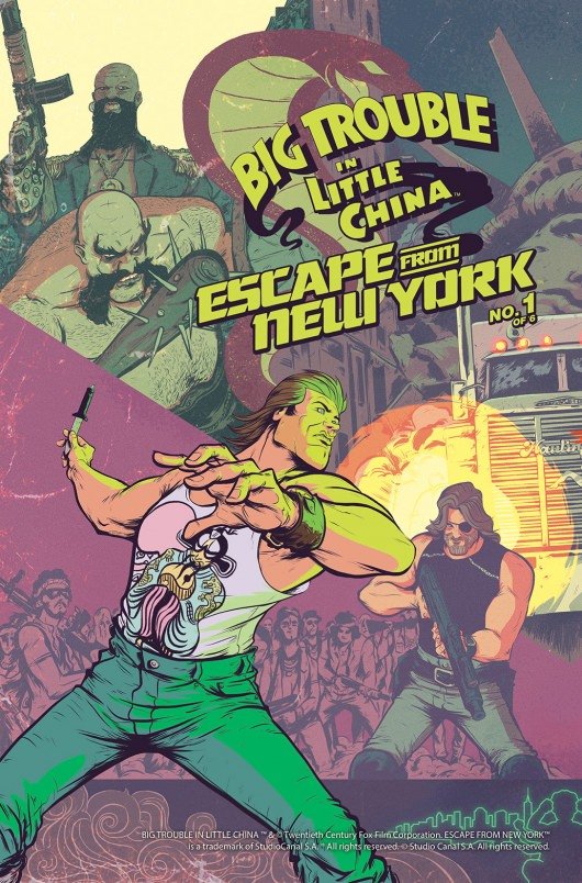 Big Trouble In Little China Escape From New York crossover 1 cover A