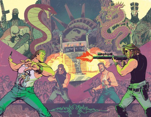 Big Trouble In Little China Escape From New York crossover cover