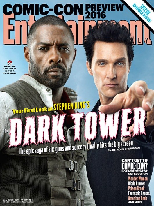Idris Elba and Matthew McConaughey The Dark Tower EW cover