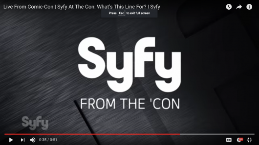 SDCC 2016 Syfy Live