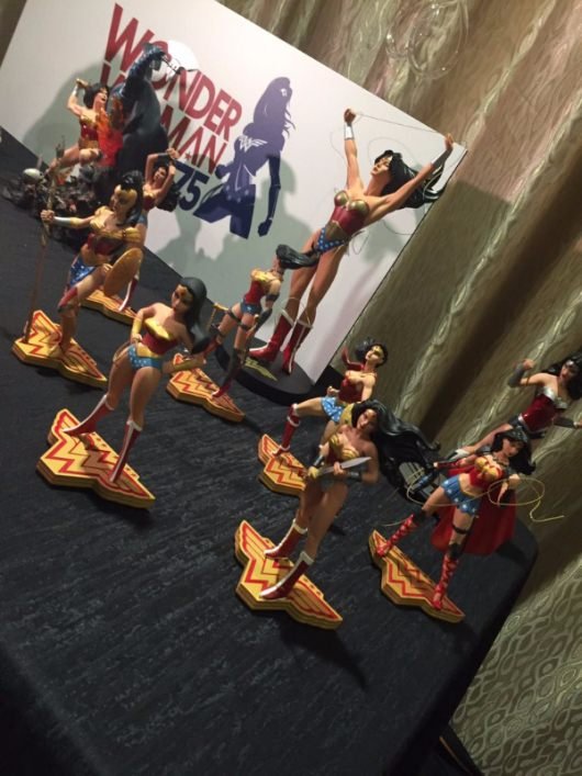 Wonder Woman 75th Anniversary statues