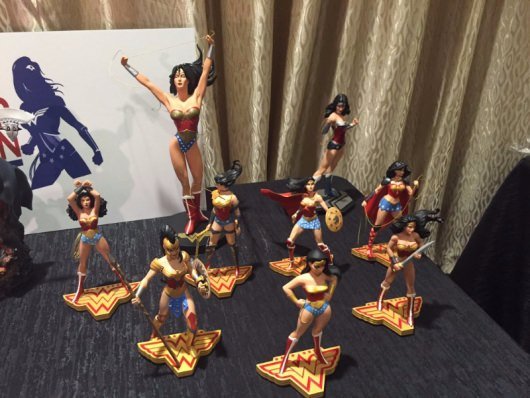 Wonder Woman 75th Anniversary statues