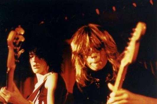 Alan Santalesa and Izzy Stradlin in Shire