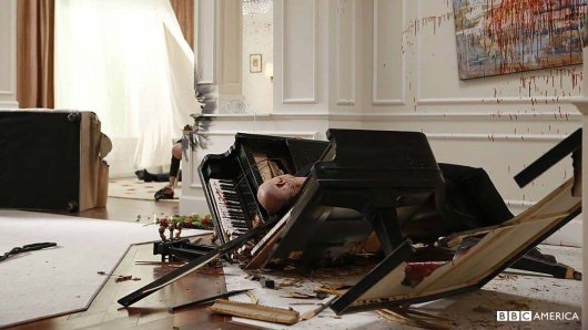 Dirk Gently crime scene