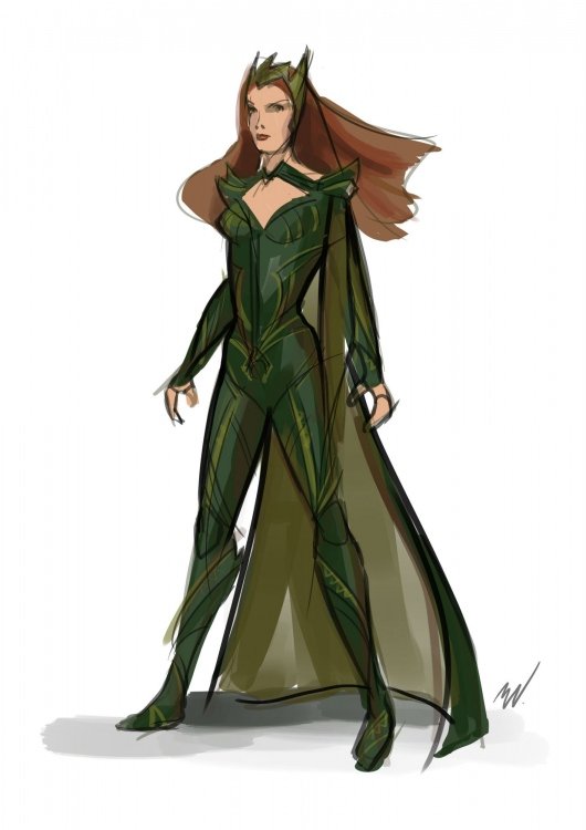 Justice League Mera sketch