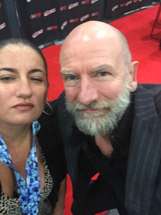 NYCC 2016 Graham McTavish with Geeks Of Doom's Athena