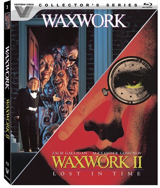 Waxwork and Waxwork II: Lost in Time (Vestron Horror Classics) Blu-Ray Cover Art