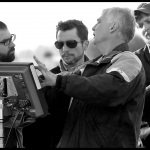 Second Nature director Michael Cross on set with crew