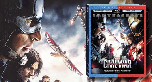 Captain America: Civil War 3D Blu-ray banner