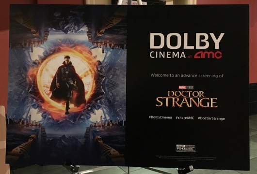 AMC Dolby Cinema Marvel Doctor Strange screening