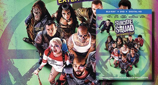 Suicide Squad Extended Cut blu-ray banner