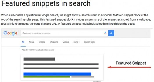 Google Home Reads Snippets to its users