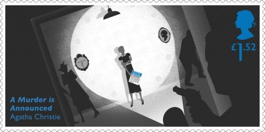 UK Royal Mail Agatha Christie stamp