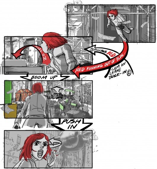 Okja storyboard Netflix