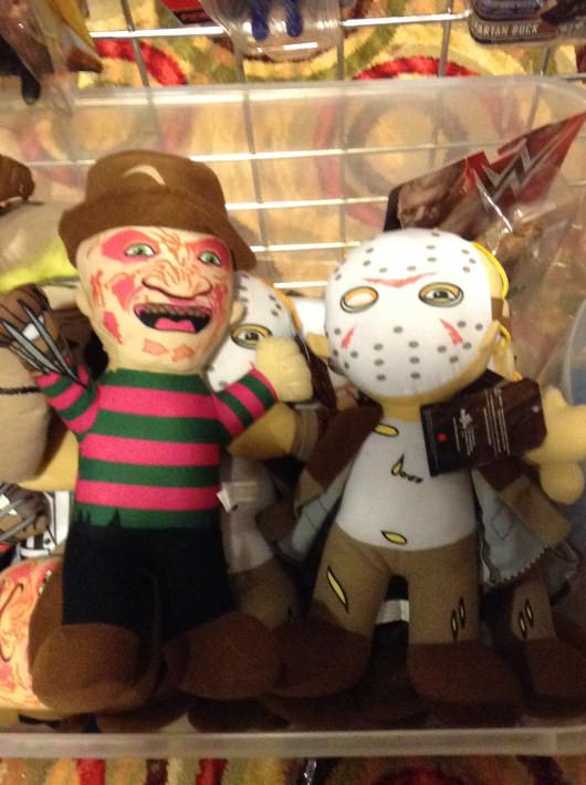 Freddy Krueger and Jason dolls