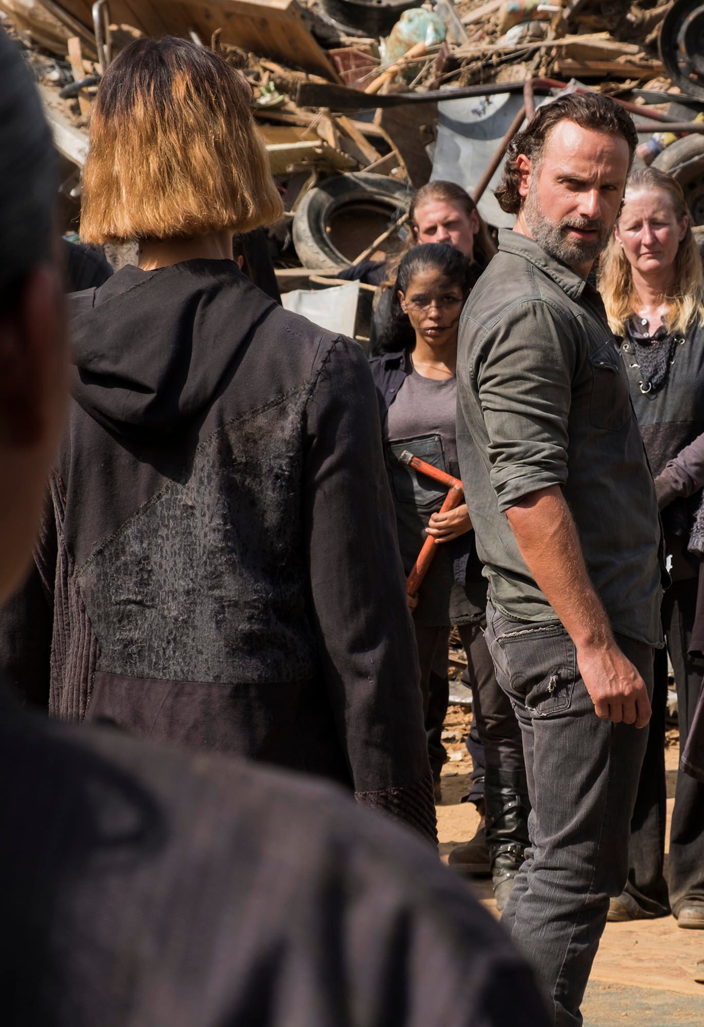 Andrew Lincoln as Rick GrimesÂ - The Walking Dead, Season 7, Episode 10