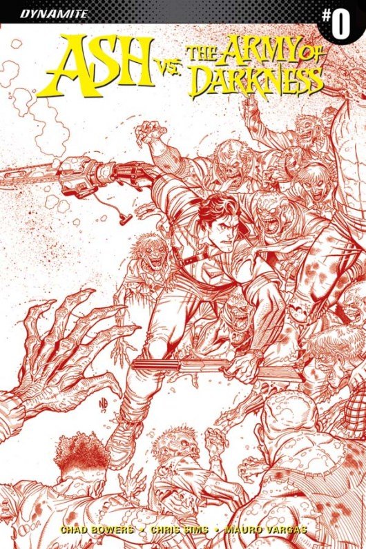 Ash vs The Army of Darkness 00 Cover A Bradshaw red