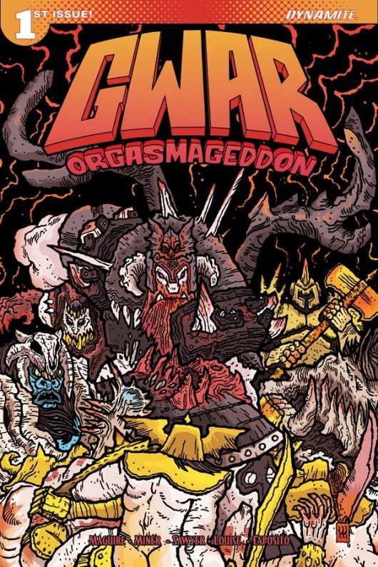 GWAR: Orgasmageddon #1 cover B Wygmans B&W