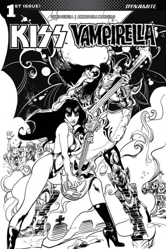 KISS/Vampirella #1 Cover F
