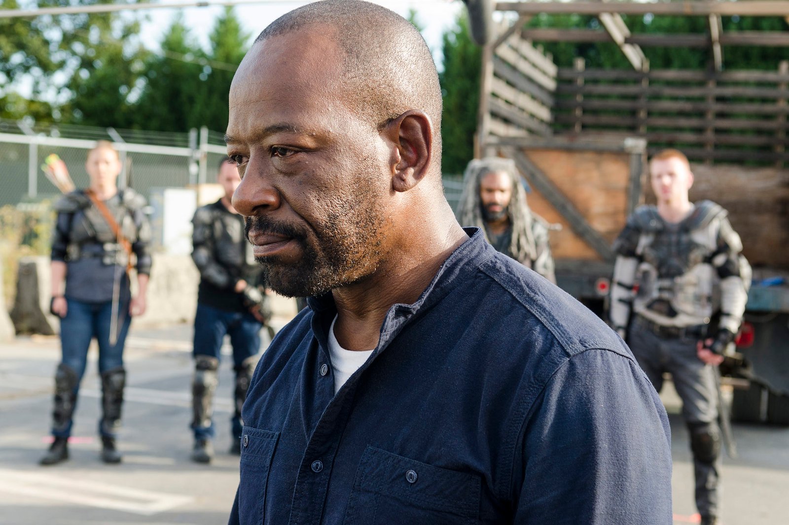 Lennie James as Morgan JonesÂ - The Walking Dead, Season 7, Episode 13