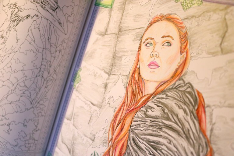 Sansa Stark Game of Thrones Coloring Book