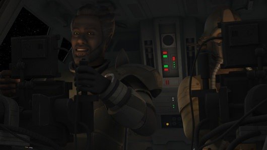 Saw Gerrera from Star Wars Rebels