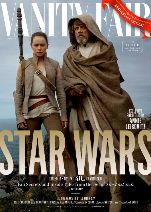 Star Wars: The Last Jedi starring Daisy Ridley and Mark Hamill