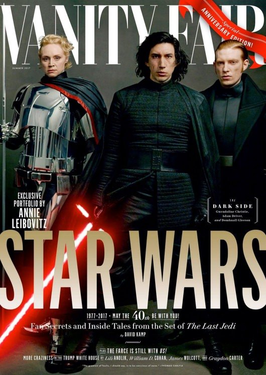 Star Wars: The Last Jedi starring Gwendoline Christie, Adam Driver, and Domhnall Gleeson