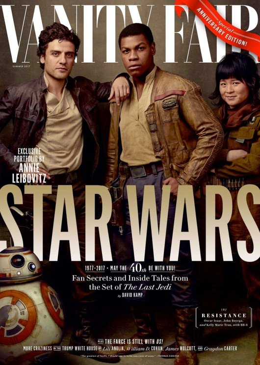 Star Wars: The Last Jedi starring Oscar Issac, John Boyega, and Kelly Marie Tran