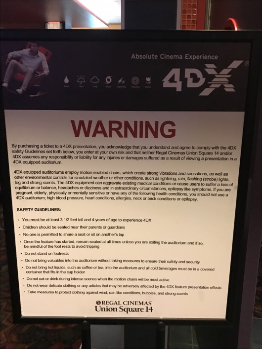 The 4DX Experience