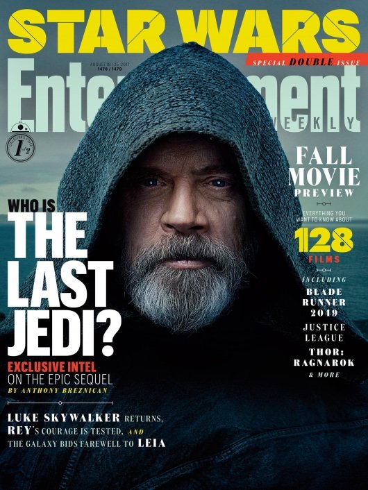 Star Wars The Last Jedi Luke Skywalker EW cover