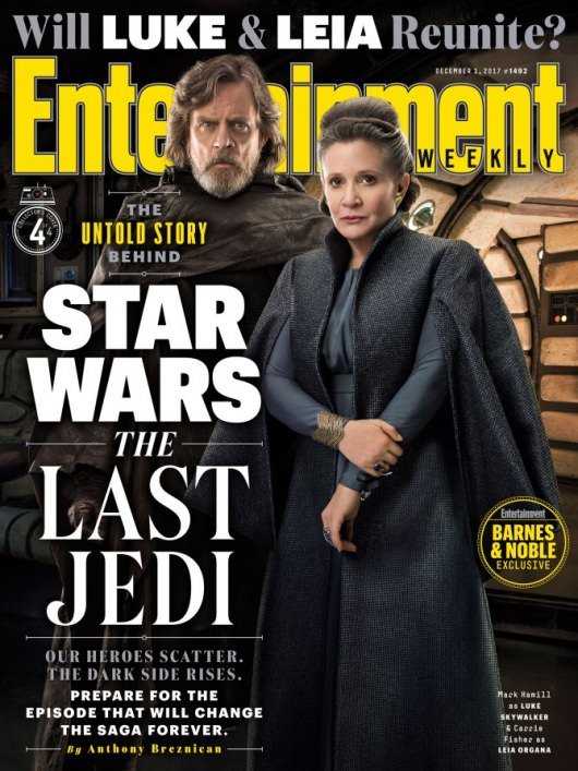 Star Wars The Last Jedi EW Cover Luke Leia