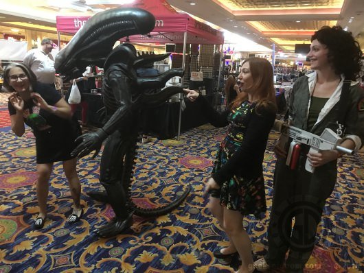 Alien Xenomorph and Ellen Ripley Cosplay