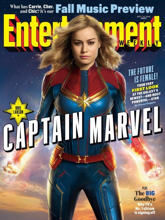 Captain Marvel EW cover