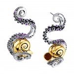 Disney x RockLove Little Mermaid Tentacle Earrings Posts