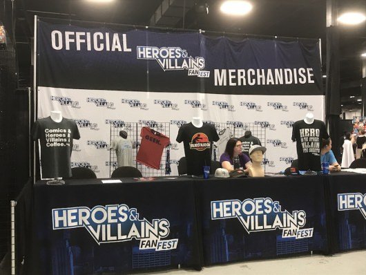 Heroes Villains Fan Fest HVFF Merchandise