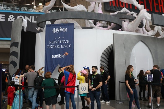 NYCC 2018 Audible Harry Potter Pensieve Experience