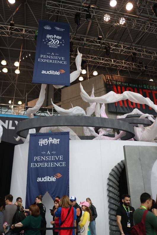 NYCC 2018 Audible Harry Potter Pensieve Experience