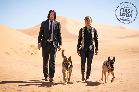 John Wick 3: Parabellum Keanu Reeves and Halle Berry