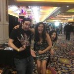 Felissa Rose with Dr. Zaius